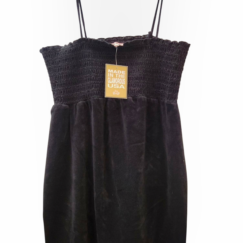 Juicy Couture Black Sleeveless Dress-size 1X New with tag -Made in USA
